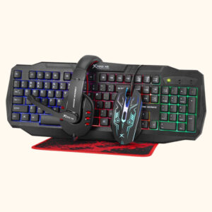 Pack Gaming Xtrike Me CM-406: Clavier + Souris + Casque Micro + Tapis de souris